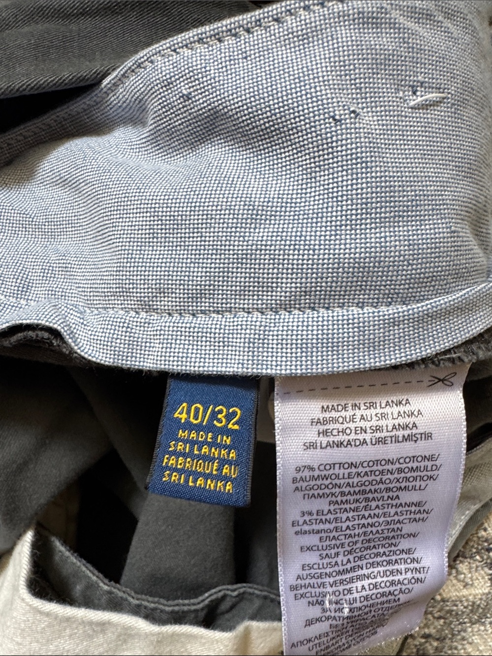 Polo by Ralph Lauren Men's Gray Camo Chinos - Picture 4 of 4